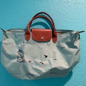 Long Champ 'Le Pliage Cage aux Oiseaux' Large Tote